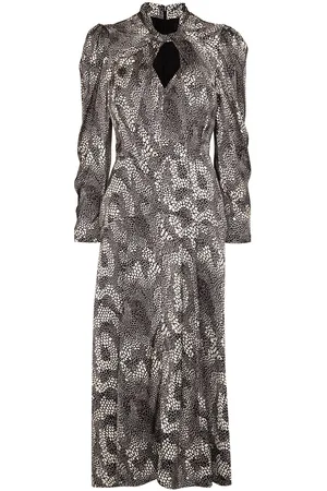 Isabel Marant Vestido largo Vilma con motivo gráfico