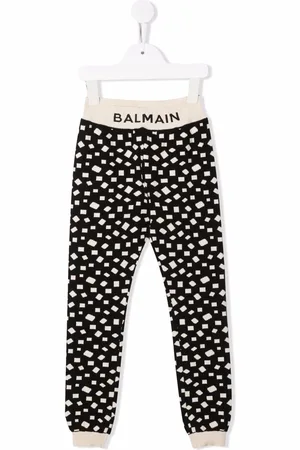 Balmain Pantalones de chándal con estampado geométrico
