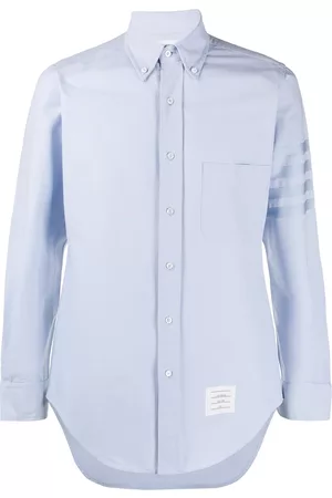 Thom Browne Camisa oxford con motivo 4-Bar