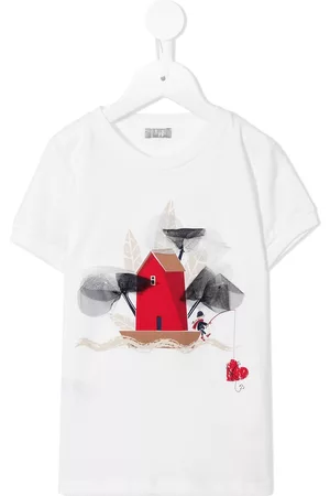 Il gufo Camiseta con apliques