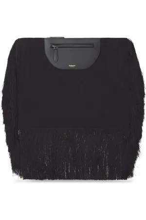 Burberry Bolso de mano Olympia con detalle de flecos