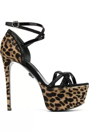 Philipp Plein Sandalias con plataforma y tacón