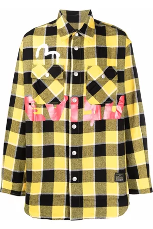 Evisu Camisa a cuadros