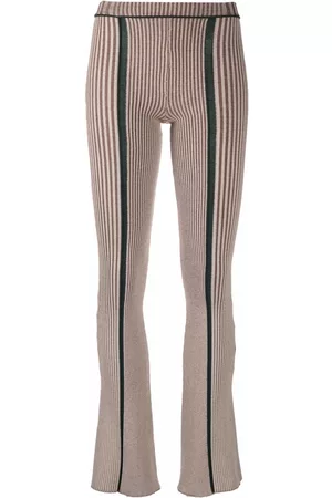 ECKHAUS LATTA Leggins acampanados a rayas