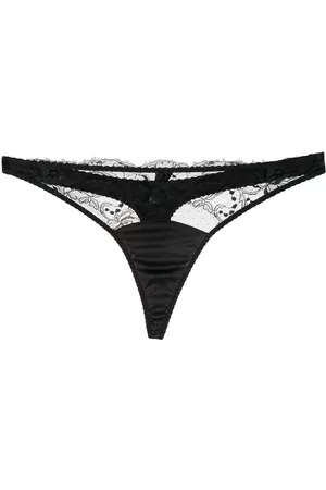 Fleur of England Tanga translúcido de encaje
