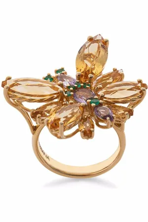 Dolce & Gabbana Anillo Spring en oro amarillo de 18 ct con gema