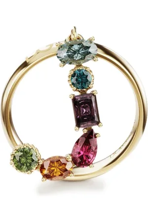 Dolce & Gabbana Anillo Rainbow Alphabet J en oro amarillo de 18kt