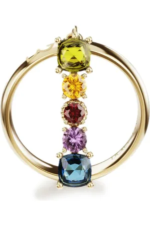 Dolce & Gabbana Anillo Rainbow Alphabet I en oro amarillo de 18kt