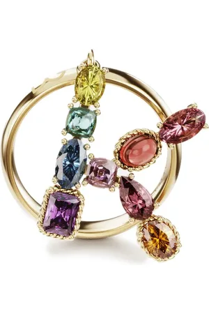 Dolce & Gabbana Anillo Rainbow Alphabet K en oro amarillo de 18kt