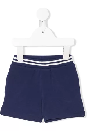 Moncler Pantalones cortos de deporte con cintura a rayas