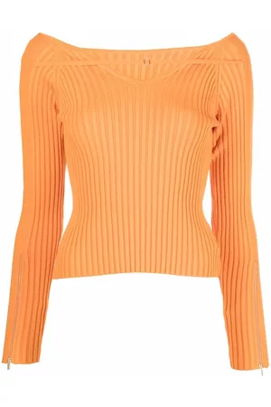 Jacquemus Top de canalé La Maille Oro