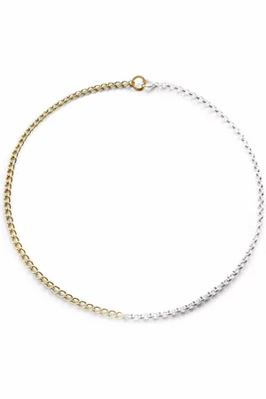 NORMA JEWELLERY Collar Aquila de dos tonos