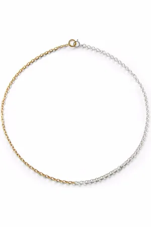 NORMA JEWELLERY Collar Tucana de dos tonos