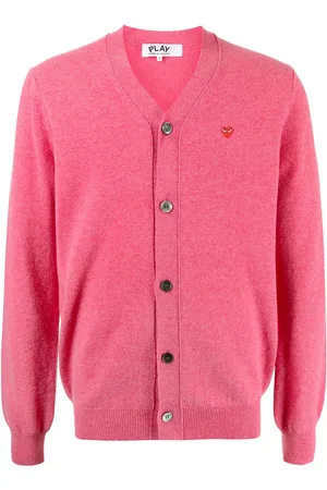Comme des Garçons Cárdigan con parche de corazón