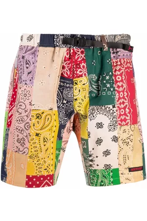 READYMADE Bermudas con diseño patchwork