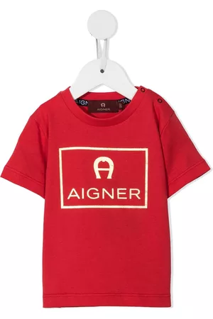 Aigner Camiseta con logo estampado