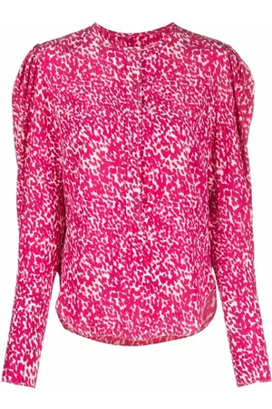 Isabel Marant Blusa de seda con estampado floral