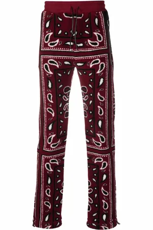 AMIRI Pantalones de chándal con motivo de bandana
