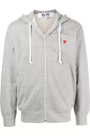 Comme des Garçons Sudadera con capucha y con parche de corazón