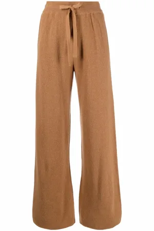 Nanushka Pantalones de canalé anchos