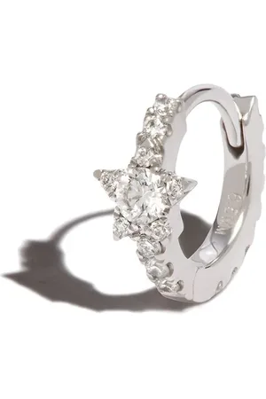 Maria Tash Pendiente Diamond Star Eternity en oro de 18kt