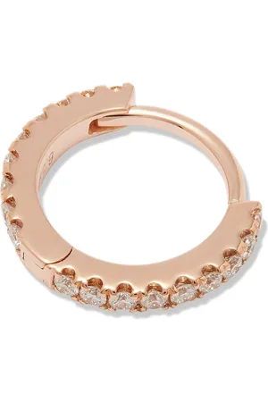 Maria Tash Pendiente Eternity en oro de 18kt con diamante