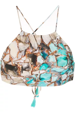 Lygia & Nanny Bikini IIna con estampado jaspeado