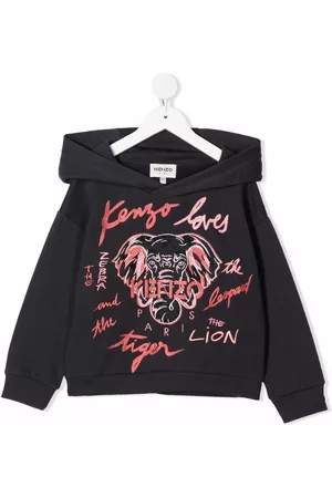 Kenzo Sudadera con capucha y logo bordado