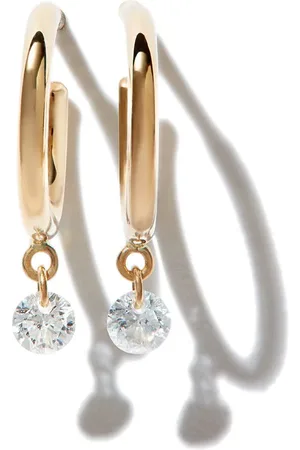 PERSÉE Aros en oro amarillo de 18kt con diamantes