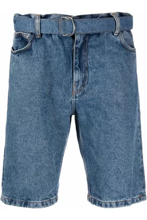 OFF-WHITE Pantalones vaqueros cortos con cinturón