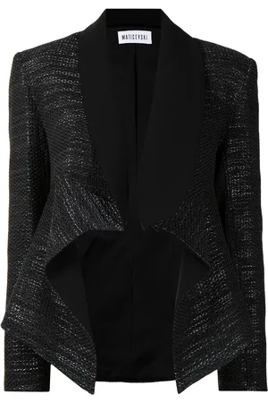 MATICEVSKI Chaqueta tipo blazer drapeada