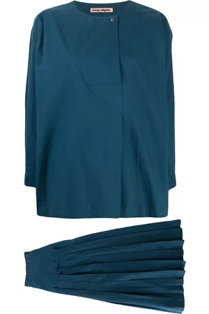 Issey Miyake Conjunto de blusa y falda 1970