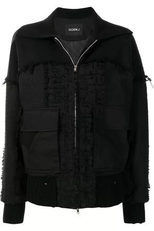 GOEN.J Chaqueta bomber con diseño patchwork