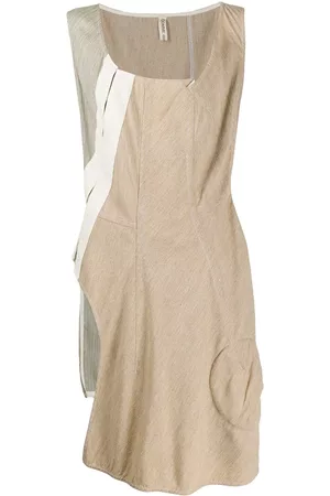 Comme des Garçons Vestido asimétrico con diseño patchwork 1999