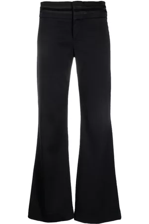 Gucci Pantalones acampanados a rayas 1990