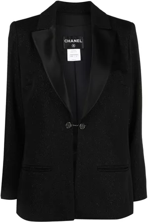 CHANEL Chaqueta de esmoquin con efecto de purpurina 2010