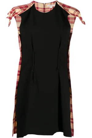 Céline Vestido corto a cuadros