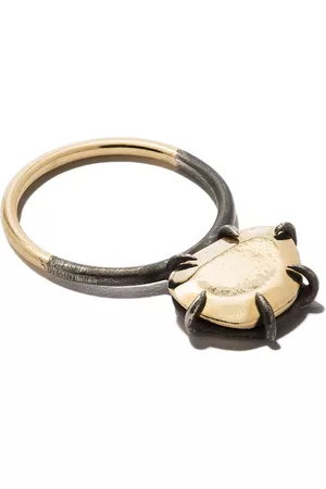 DALILA BARKACHE Anillo en oro amarillo de 18kt con efecto oxidado