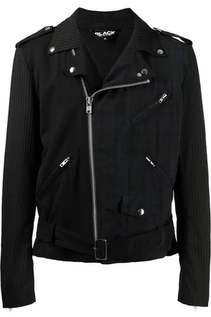 Comme des Garçons Chaqueta biker a cuadros