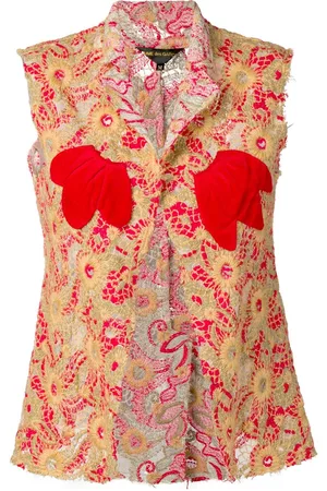 Comme des Garçons Chaleco con diseño bordado