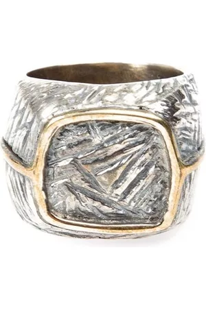 TOBIAS WISTISEN Anillo cuadrado de bronce