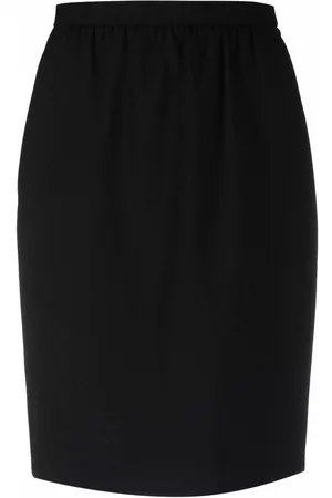 Givenchy Falda recta con cintura alta 1980