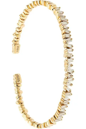 Suzanne Kalan Brazalete Fireworks flexible en oro amarillo de 18kt con diamantes