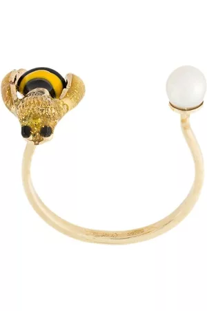 DELFINA DELETTREZ Anillo "To be or not to be"