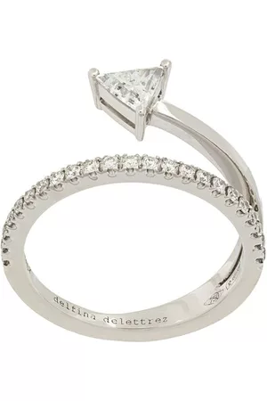 DELFINA DELETTREZ 18kt white gold Marry Me ring