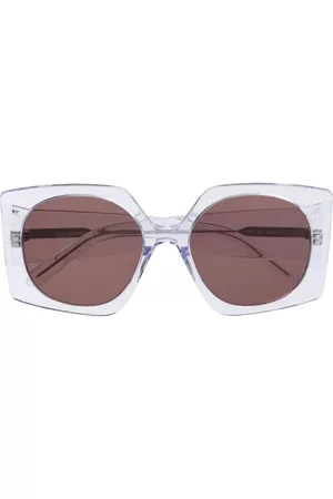 Courrèges Gafas de sol oversize con montura geométrica