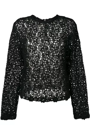 Comme des Garçons Blusa de ganchillo con manga larga