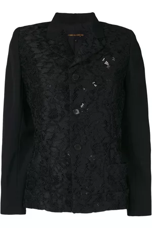 Comme des Garçons Chaqueta con paneles de encaje
