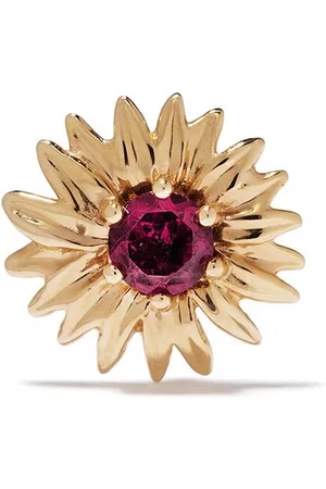 Aurélie Bidermann Pendiente Bouquet en oro amarillo de 18kt