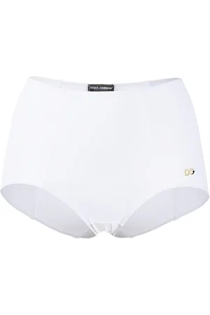 Dolce & Gabbana Bragas de bikini con placa DG